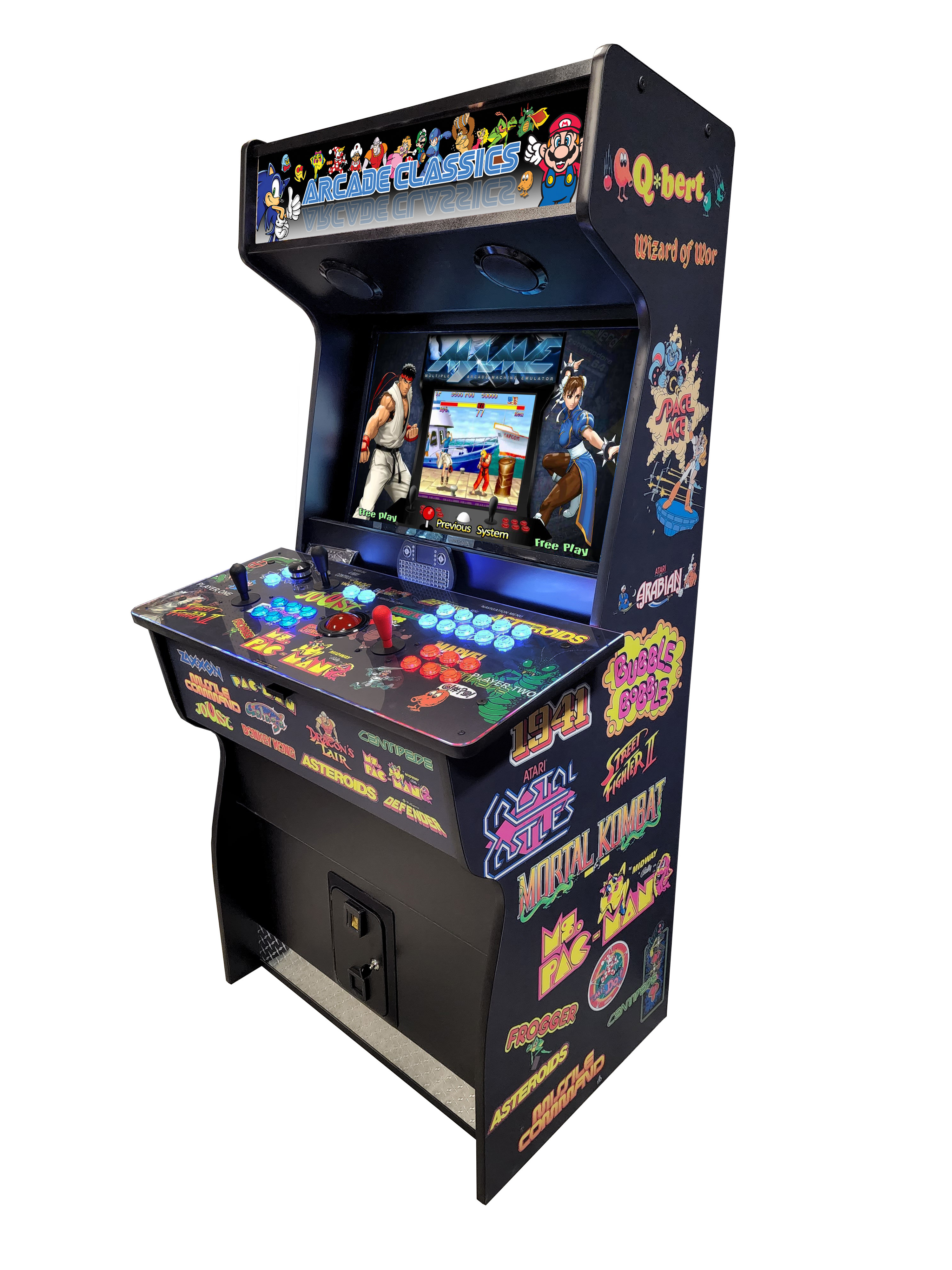 N2fun Mame/Hyperspin Upright Arcade Game | Wayfair